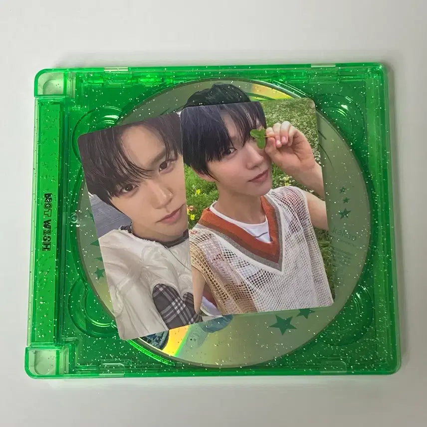 [당일발송] 엔시티 위시 컬러 재희 쥬얼, 애플뮤직 특전 포카