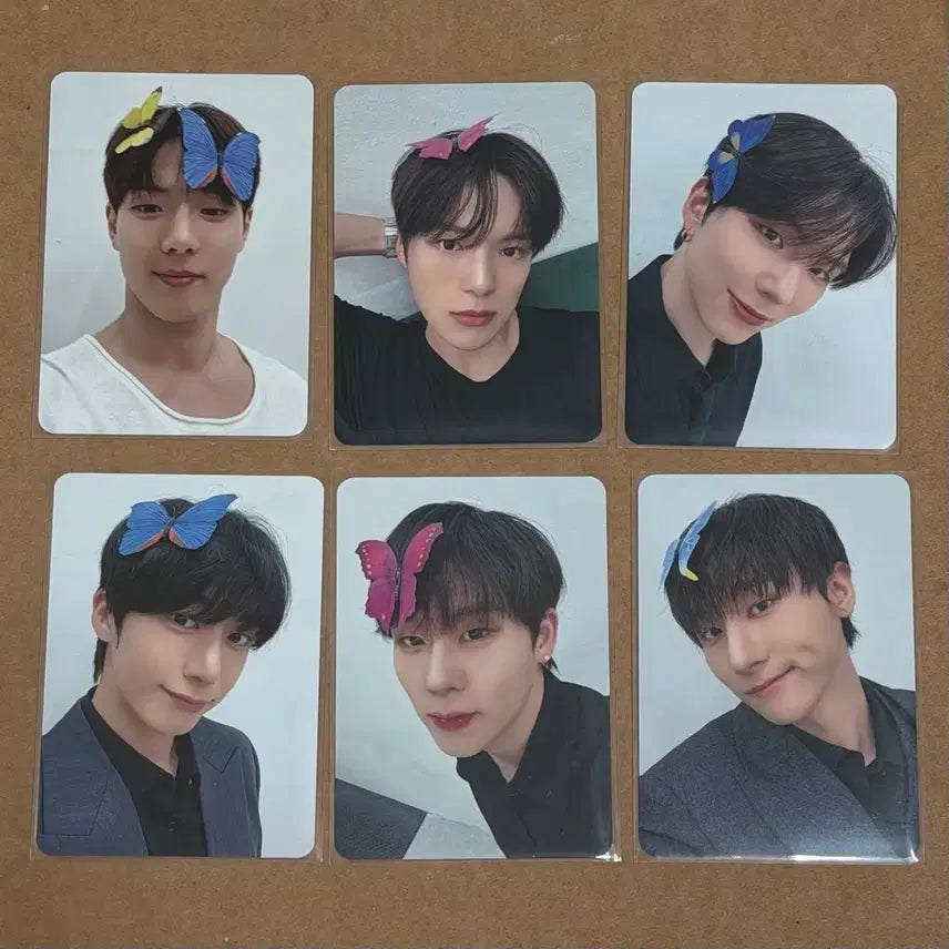 몬스타엑스 메이크스타 미공포 나비 포카 세트