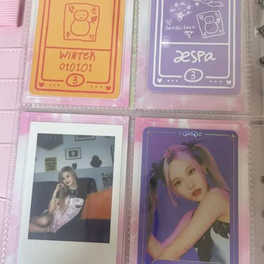 에스파 포카 대량 일괄 양도합니다!