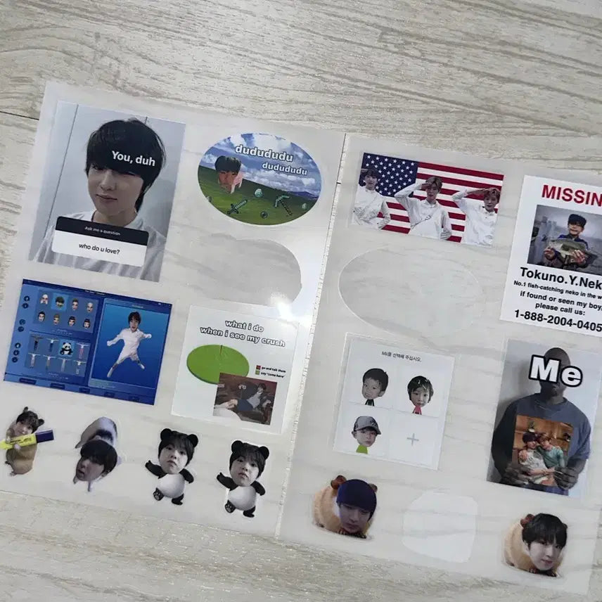 소금니택견님 엔시티위시 밈티커 세트 양도