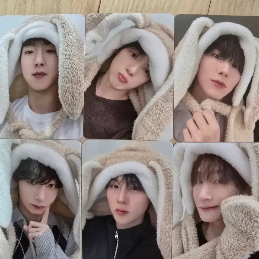 몬스타엑스 토끼모자 포카