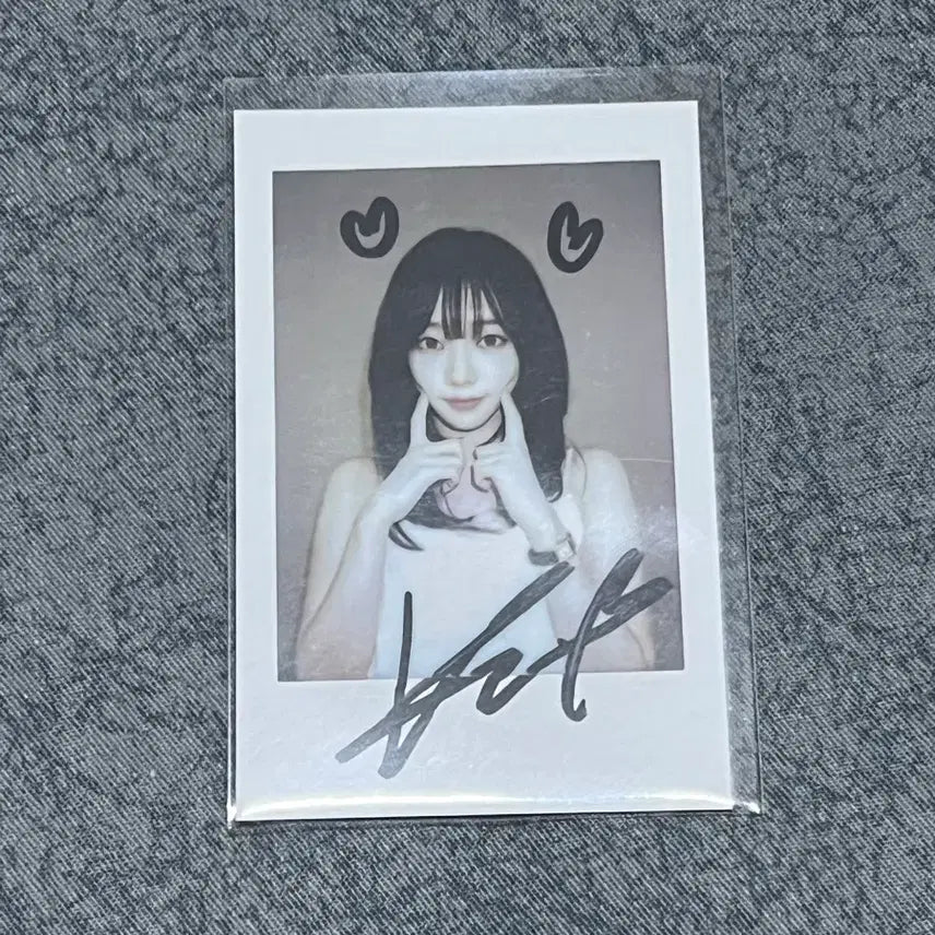 에스파 케이팝머치 포카 미공포 특전 카리나