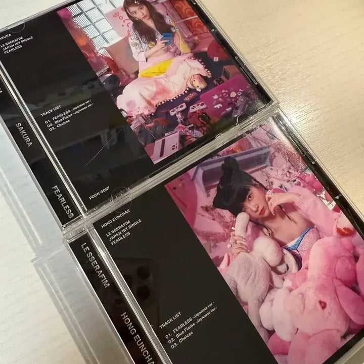 르세라핌 fearsless 일본판 (사쿠라, 홍은채) 일괄