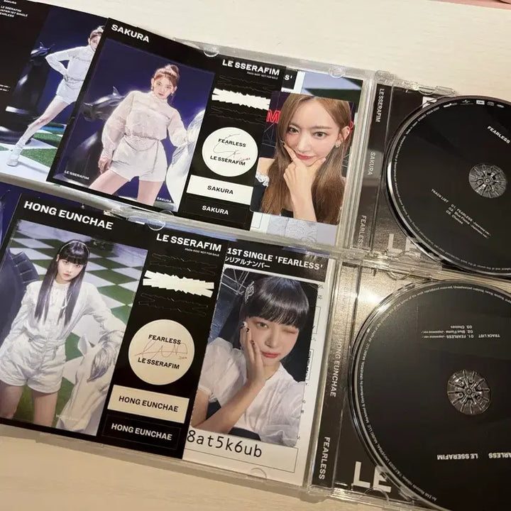 르세라핌 fearsless 일본판 (사쿠라, 홍은채) 일괄