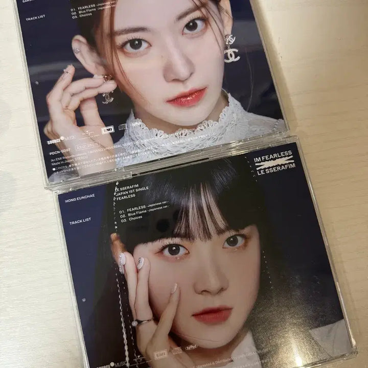 르세라핌 fearsless 일본판 (사쿠라, 홍은채) 일괄