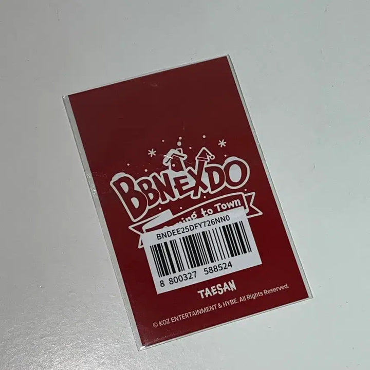 미개봉) 보넥도 쁘넥도 특전 태산포카