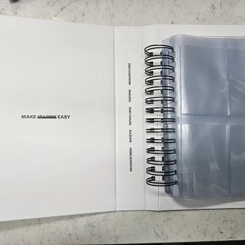 르세라핌  EASY 포토카드 바인더