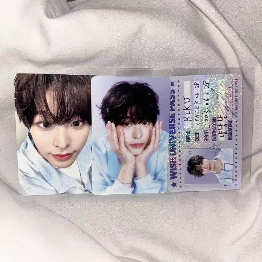 엔시티위시 리쿠 시즌그리팅 포토카드 일괄