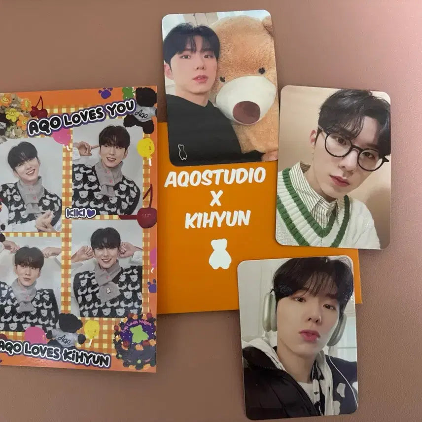 몬스타엑스 기현 Aqo Studio 포카 및 네컷 일괄 판매