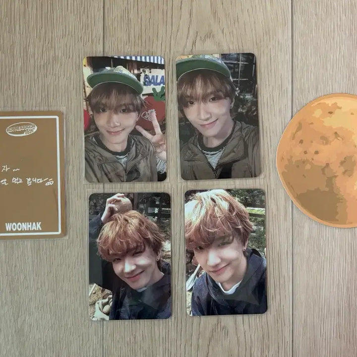 보이넥스트도어 2026 시즌그리팅 시그 보넥도 운학 포카+코스터 포토카드