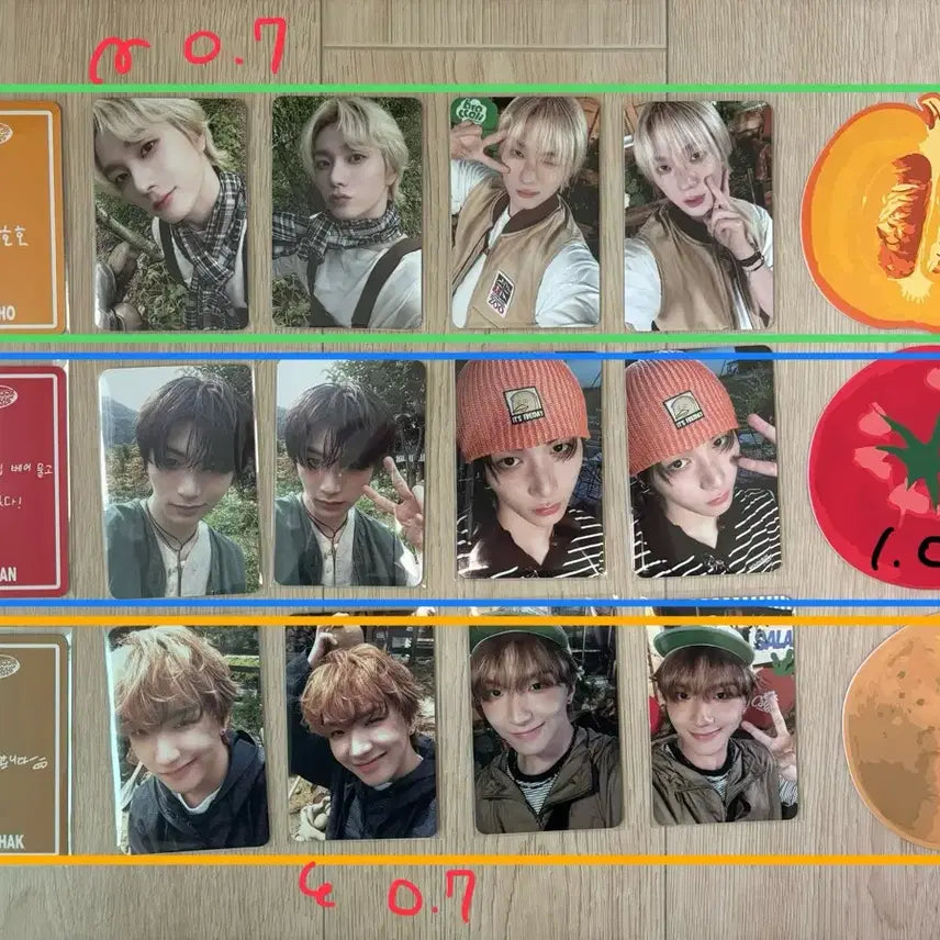 보이넥스트도어 2026 시즌그리팅 시그 보넥도 운학 포카+코스터 포토카드