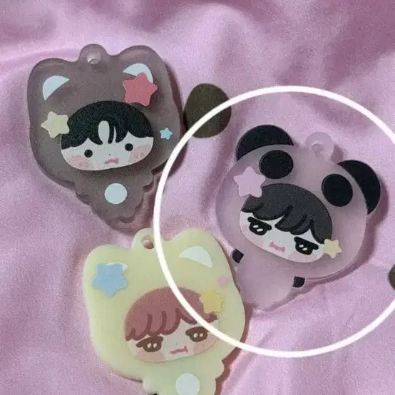 엔시티위시 다님 사쿠야 아크릴 키링 삼쿠 팡이 포카 인형