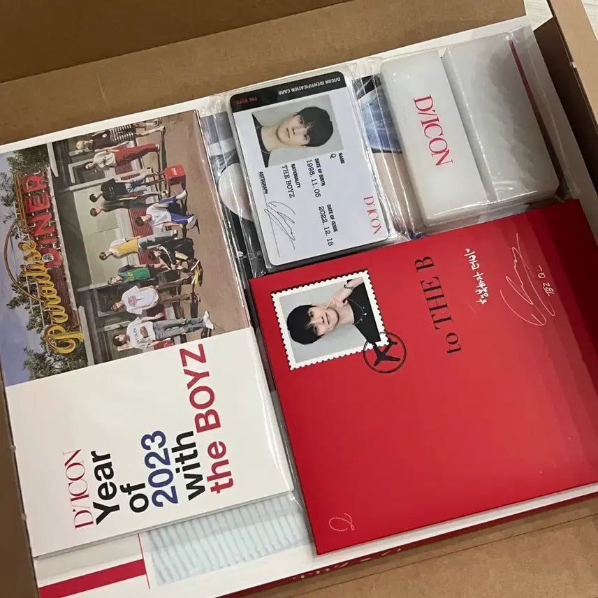 더보이즈 큐 디아이콘 화보집 풀세트 a/b 일괄