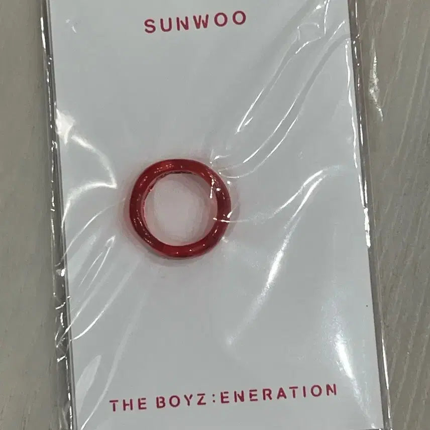 더보이즈 선우 제너레이션 호마이카링 반지 포카 미개봉