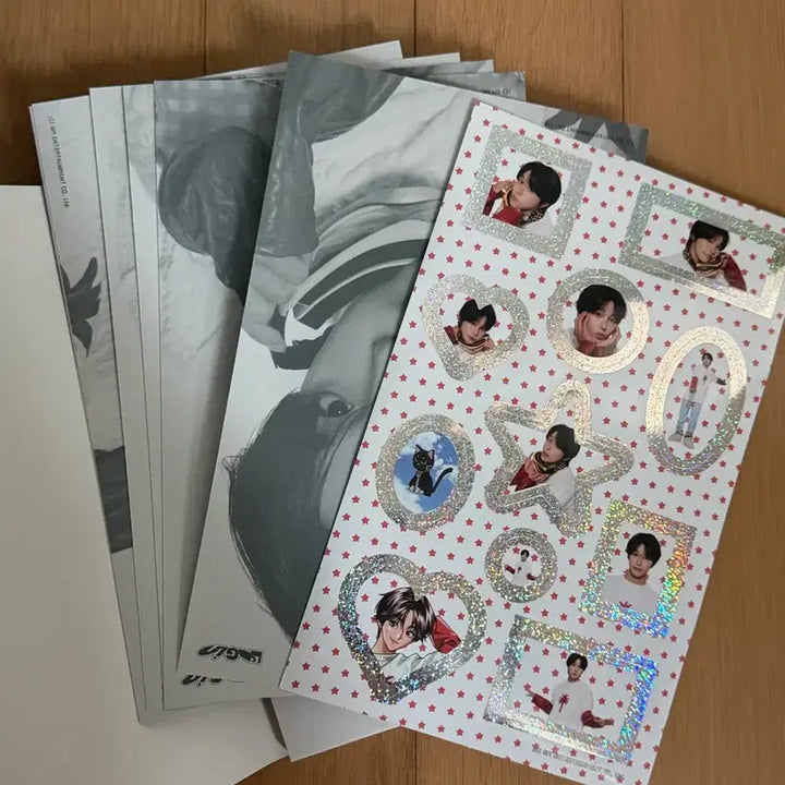 단순개봉 엔시티 위시 로그인 엠디 리쿠 포토세트 포카 스티커