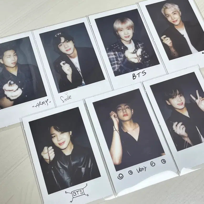 방탄소년단 단체포토북 Us, Ourselves 폴라로이드 포카 일괄