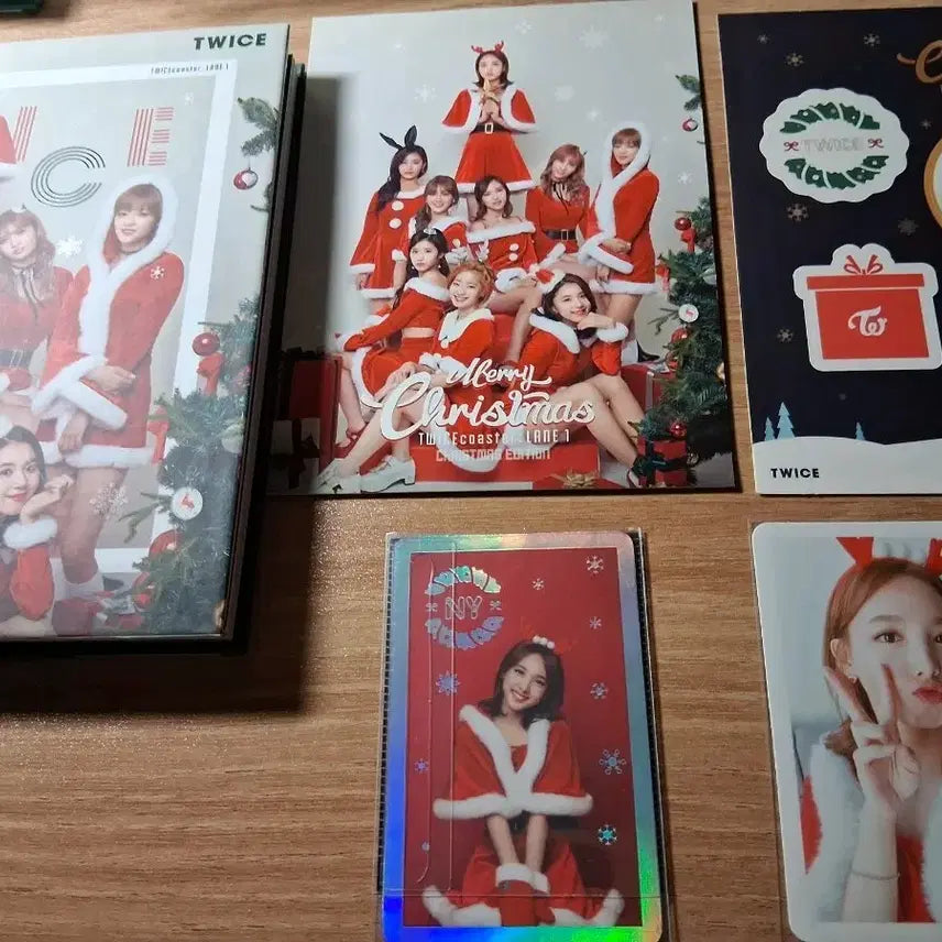 트와이스 크리스마스 나연 포카세트