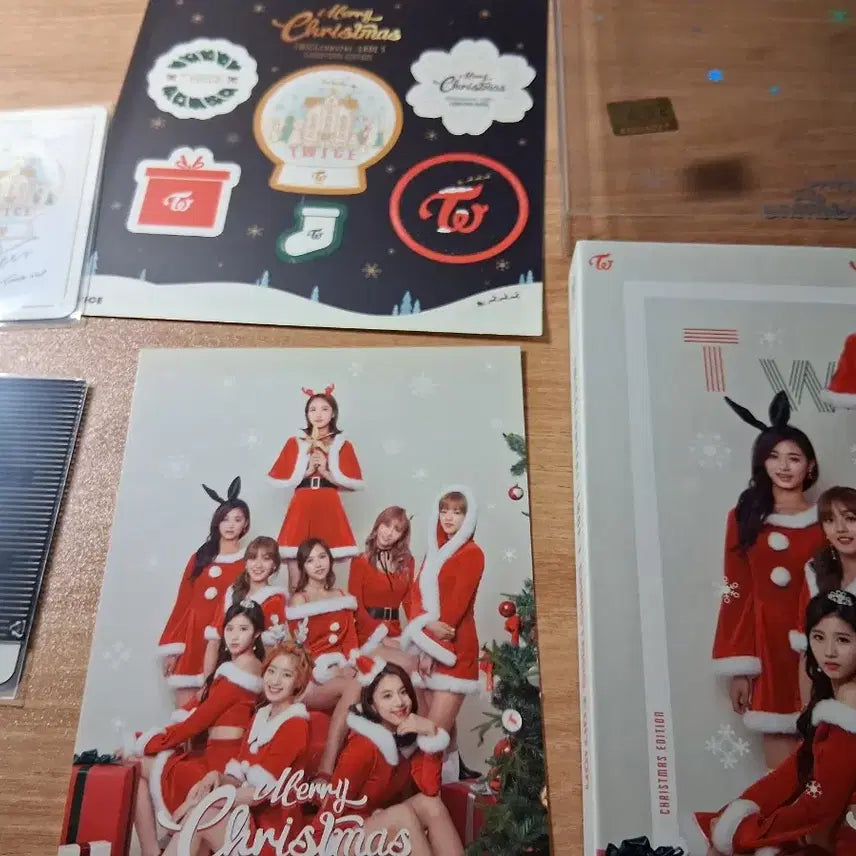 트와이스 크리스마스  사나 지효 포카세트