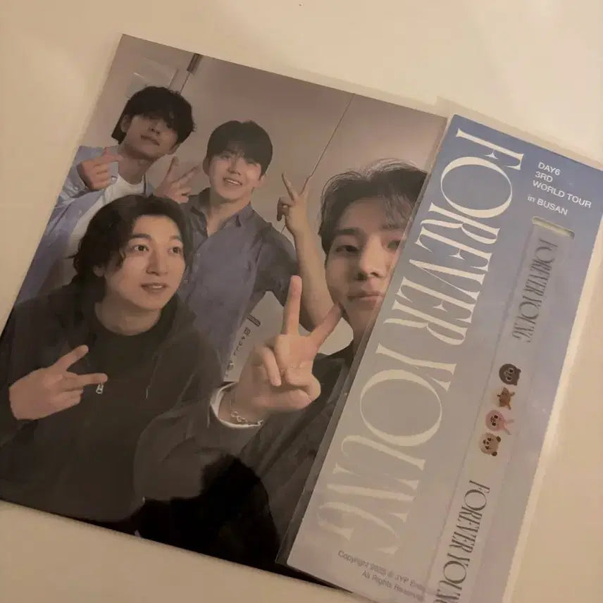 데이식스 전국투어 부산 막콘 입장 키트 (모든 구성품 포함)