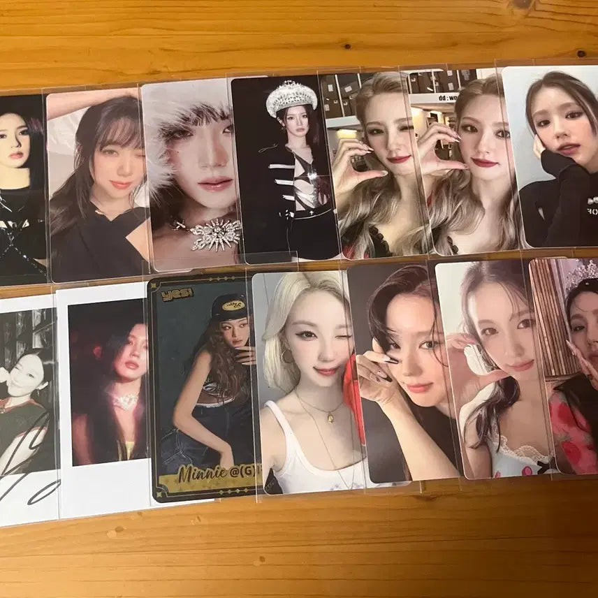 급처)여자아이들 포카 14장 일괄