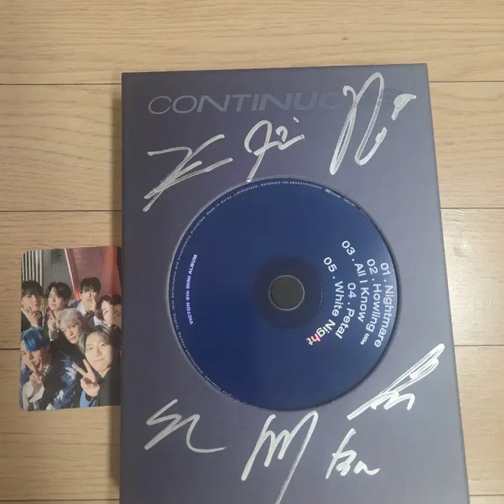 빅톤 멤버 전원 싸인앨범 +Mwave 포카