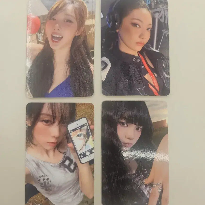 에스파 rich man 애플뮤직 포카 4종