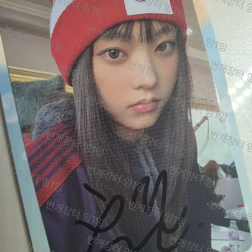 팬사인회 뉴진스해린싸인포카)민지다니엘하니혜인버니즈싸폴나눔