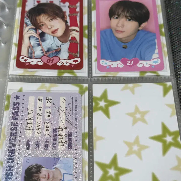 엔시티위시 포카 및 바인더