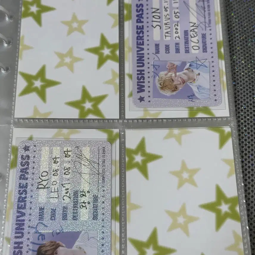 엔시티위시 포카 및 바인더