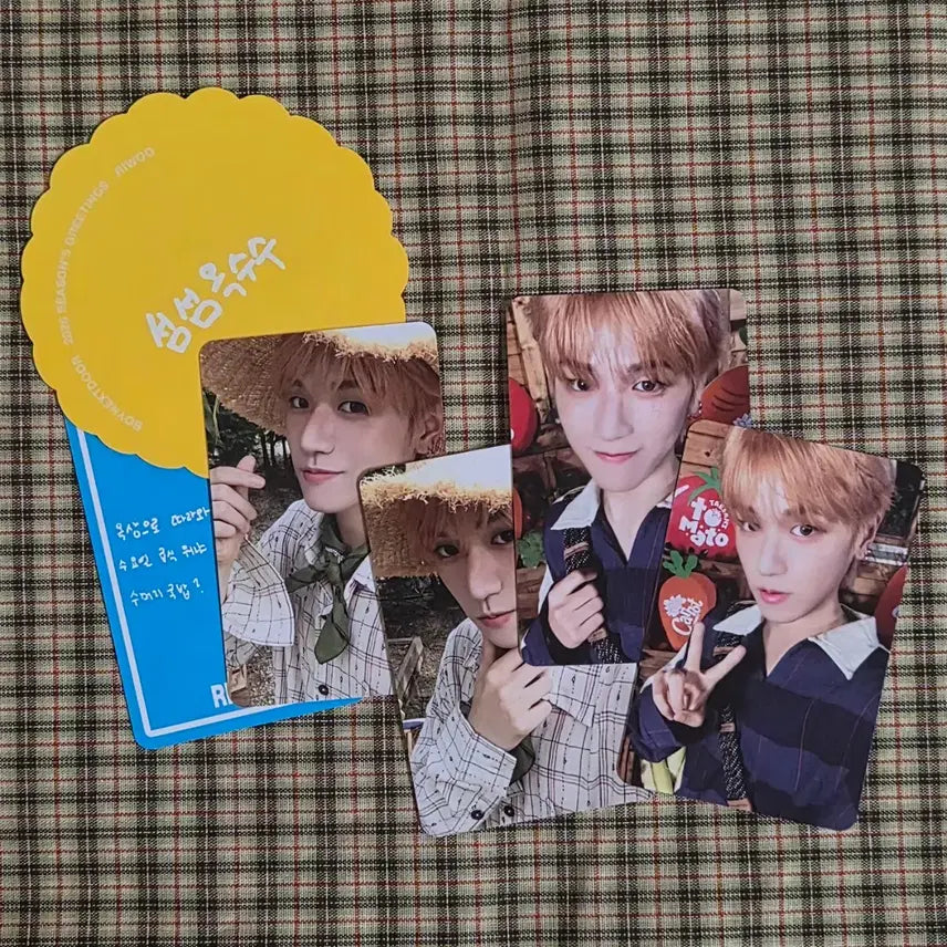 보이넥스트도어 2026 시즌그리팅 시그 보넥도 리우 포카+코스터set