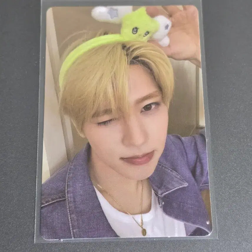 엔시티 위시 시온 EVER WISH 에버랜드 머리띠 포카 양도