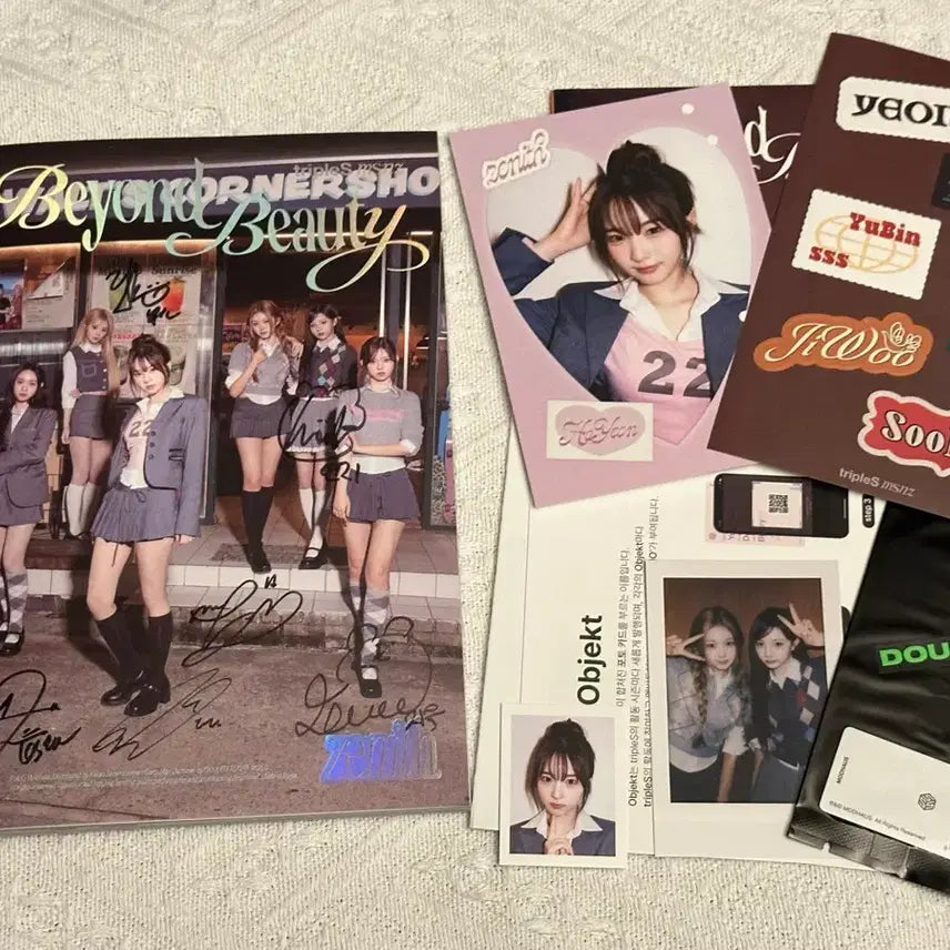 트리플에스 msnz 제니스 친필싸인앨범