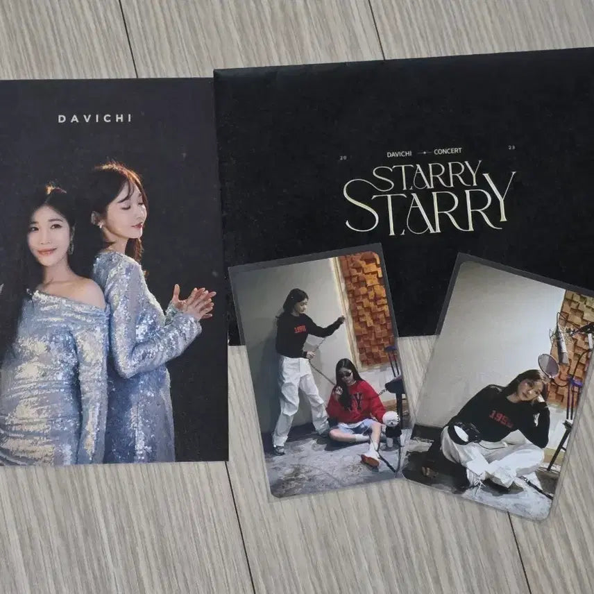 다비치 콘서트 포카(starry starry, 강민경, 이해리,포토카드)