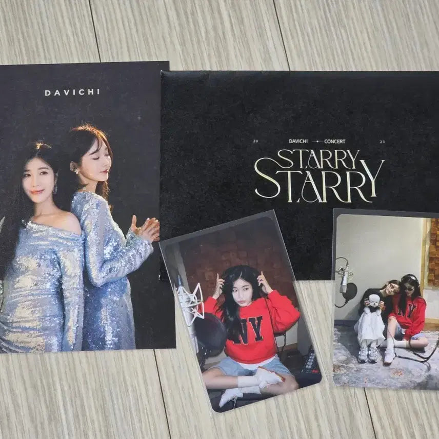 다비치 콘서트 포카(starry starry, 강민경, 이해리,포토카드)