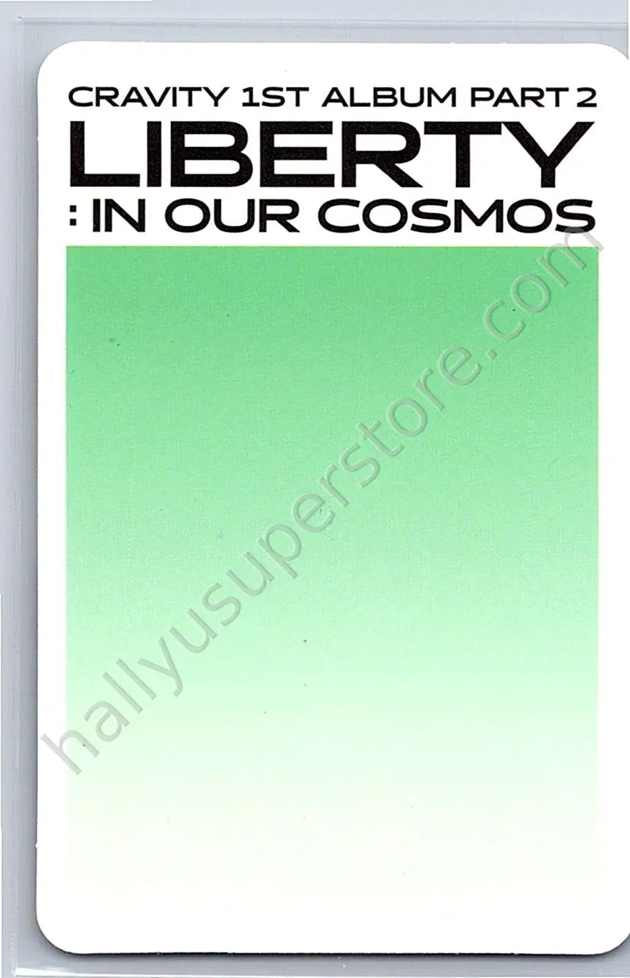 CRAVITY - Hyeongjun - CRAVITY - Hyeongjun - LIBERTY : IN OUR COSMOS  Album album photocard cosmos version