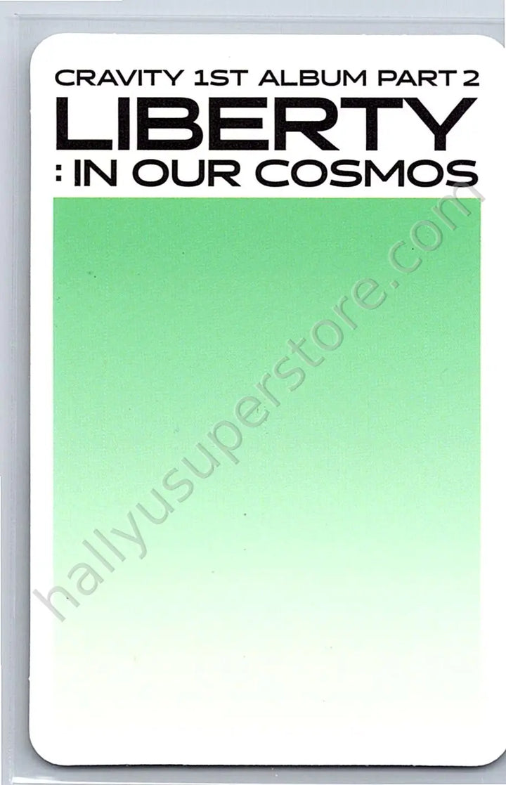 CRAVITY - Hyeongjun - CRAVITY - Hyeongjun - LIBERTY : IN OUR COSMOS  Album album photocard cosmos version