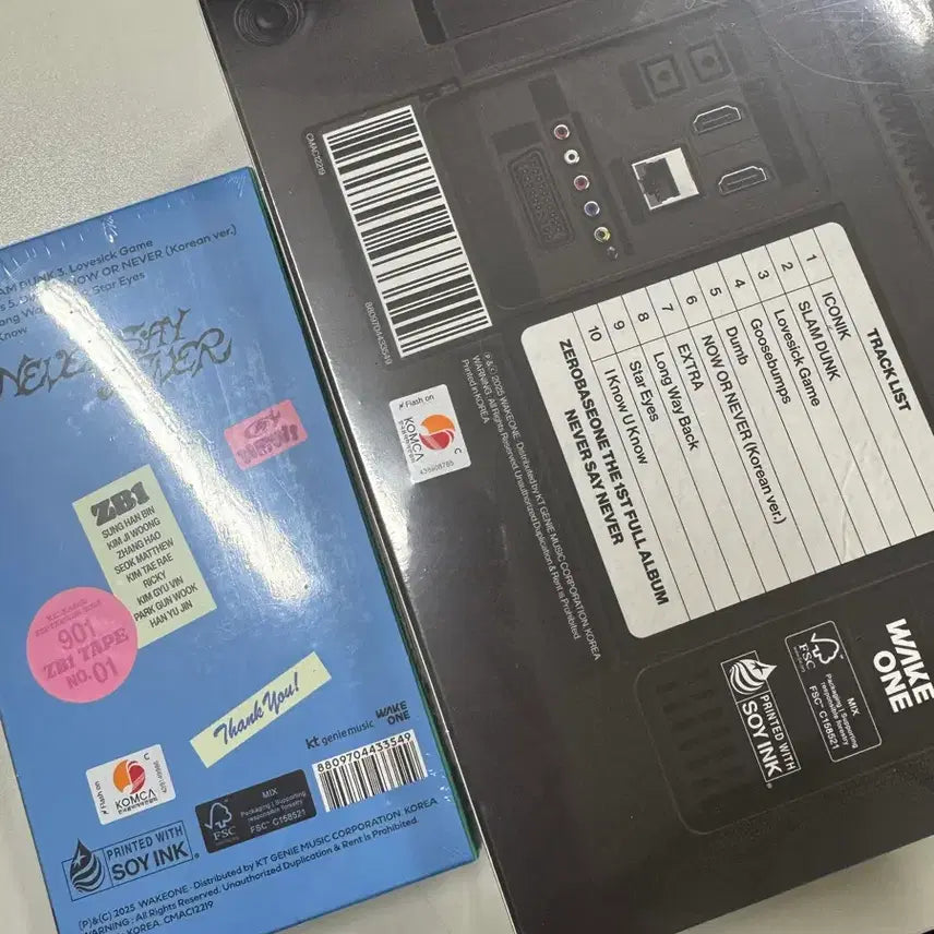 제로베이스원 제베원 never say never 네버세이네버 미개봉 세트