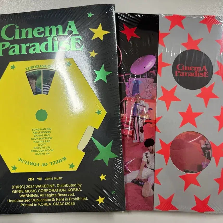 제로베이스원 제베원 시네마파라다이스 앨범 미개봉 세트2장