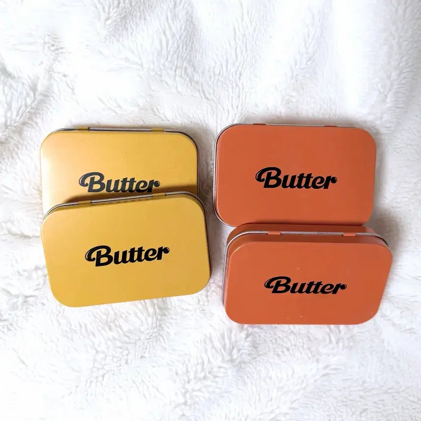 BTS 방탄소년단 위버스 특전 Butter 버터 캔 세트 4개