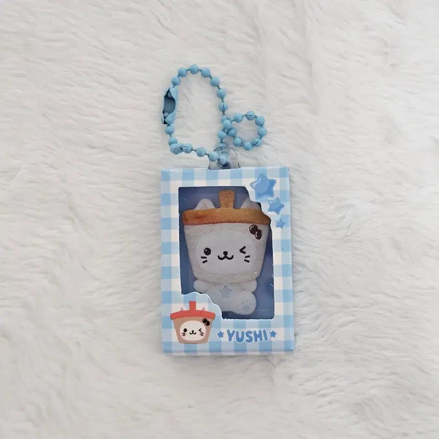 엔시티위시 버블냥 유우시 미니어처 키링
