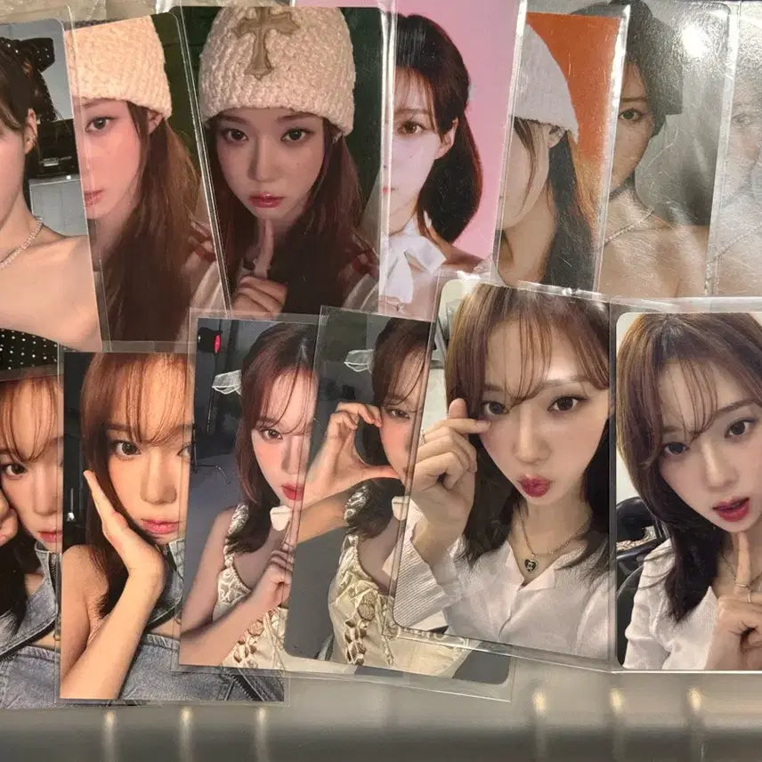 에스파 전시회 포카 트레딩 카드 일괄