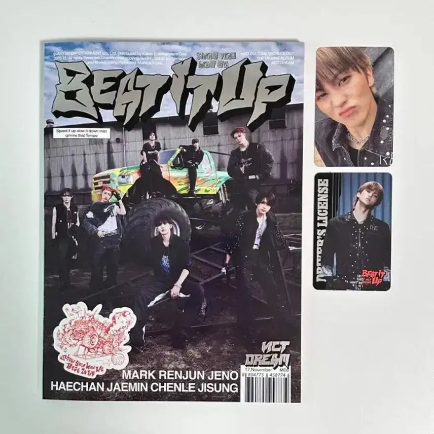 엔시티드림 마크 빗잇업 풀셋 라이센스 포토북 BeatItUp앨범포토카드