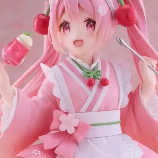 사쿠라 미쿠 일본 카페 하츠네 미쿠 피규어