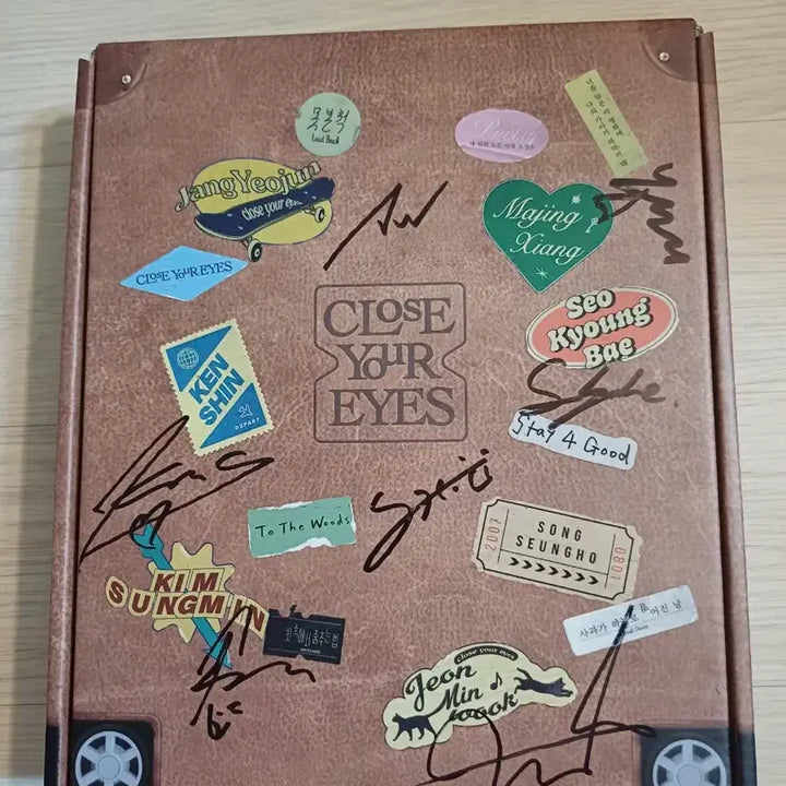 클로즈유어아이즈 비매 싸인 앨범+메시지