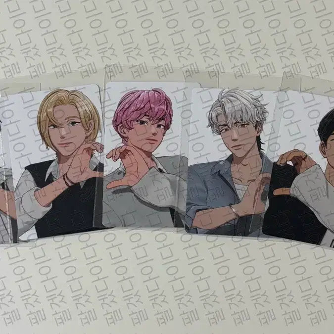 플레이브 틱톡 하트 포카 풀셋