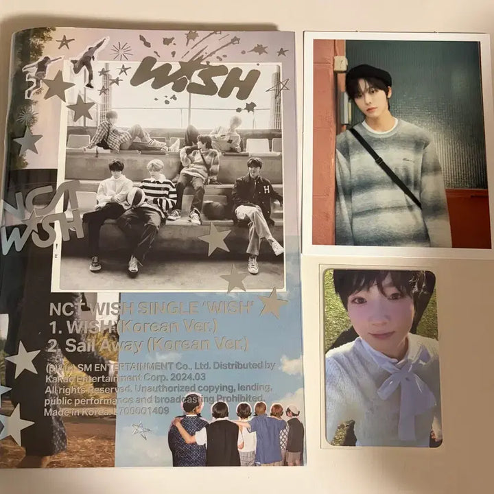 엔시티위시 위시 개봉 앨범 사쿠야 포카