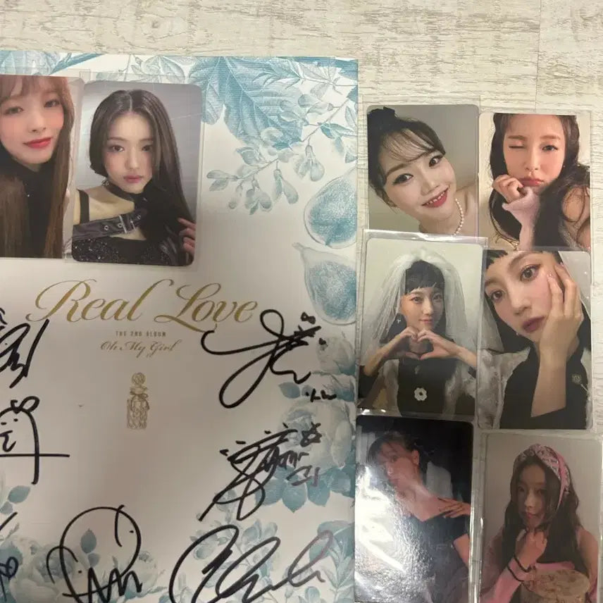 오마이걸 싸인앨범/포토카드 판매