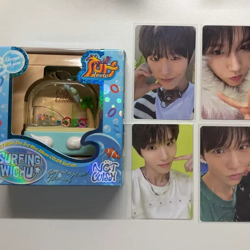 [일괄] 엔시티위시 핀버튼+서프앨범+미니위츄(시온리쿠유우시재희료사쿠야)