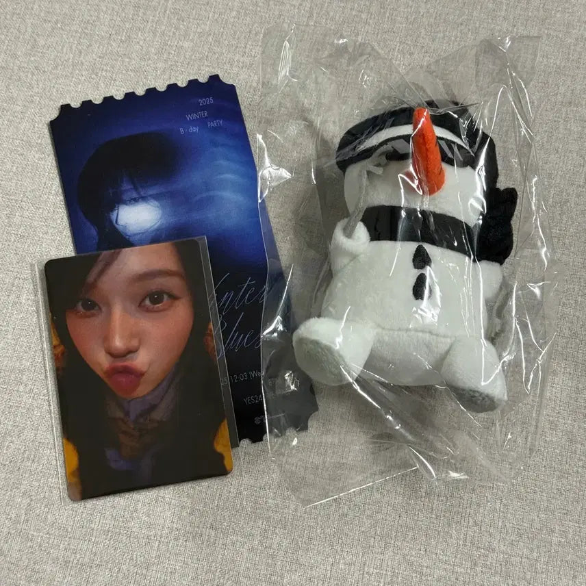 에스파 윈터 생일파티 포카 인형 풀세트 양도