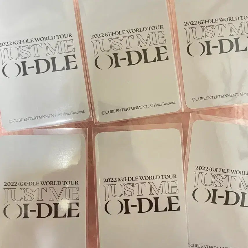 아이들 2022 월드투어 포카 i-dle